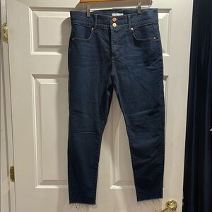 LOFT Dark Blue Skinny Jeans size 31/12